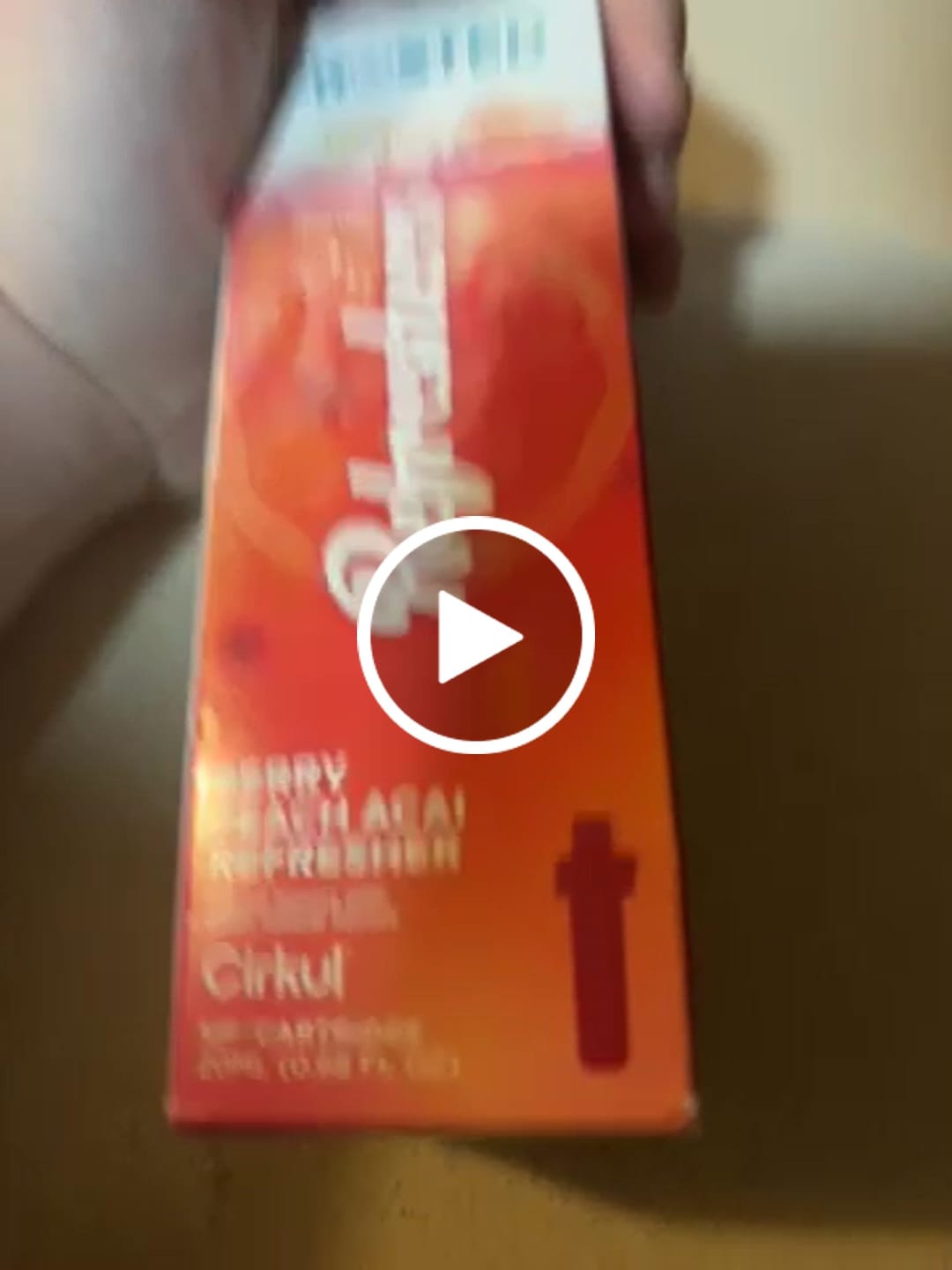 Customer video review of Frosted Berry Peach Acai Refresher