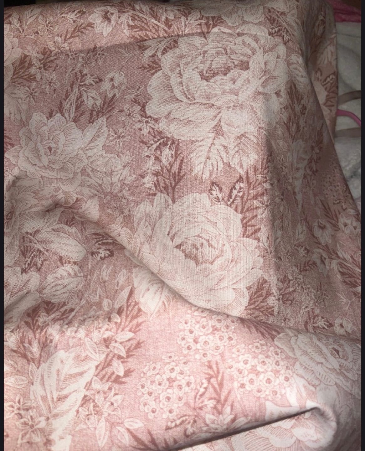 Customer photo review of Charlotte 108" Wide Quilt Backing Fabric - Blush