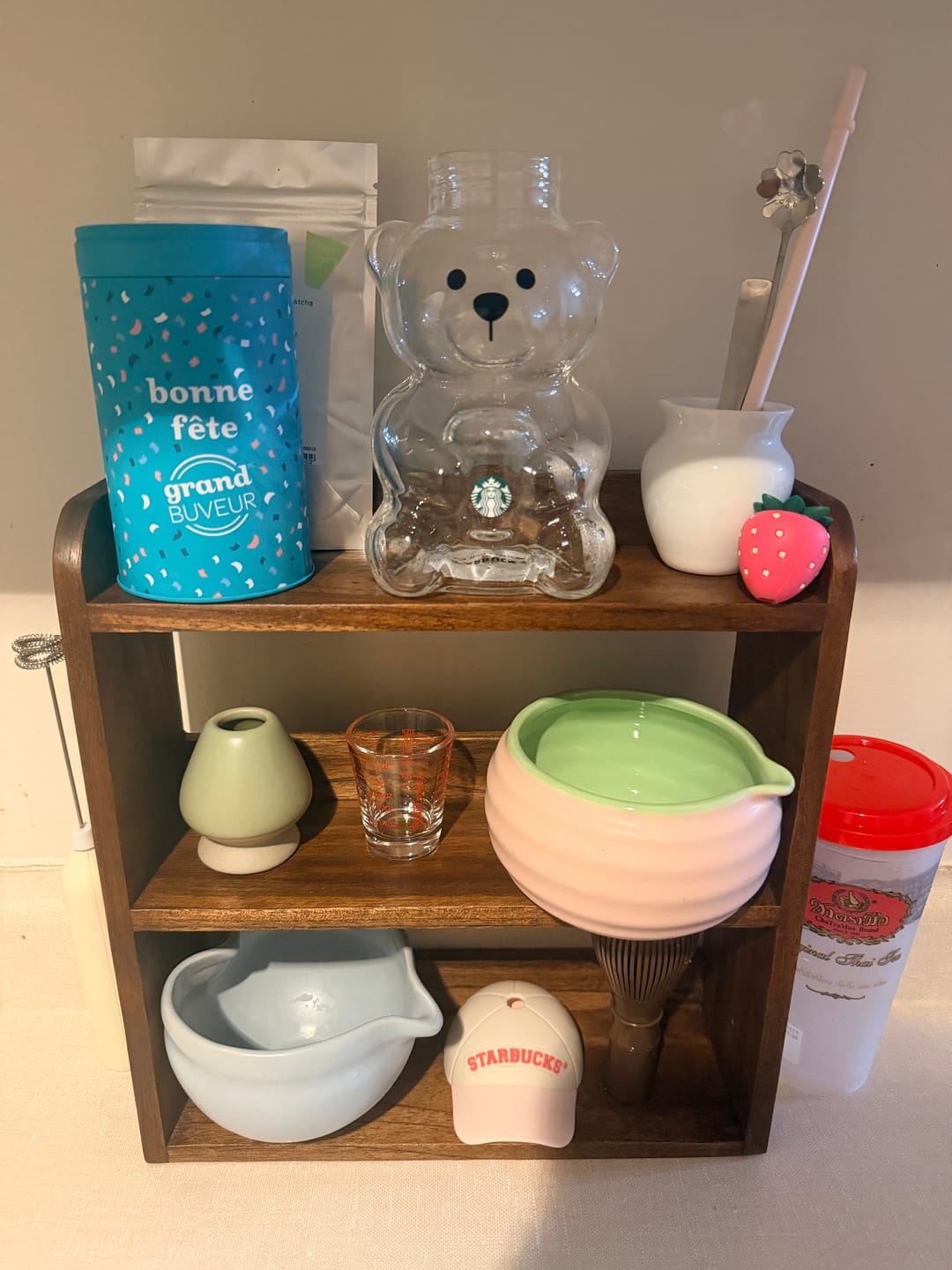 Customer photo review of Sakura Pink Matcha Bowl