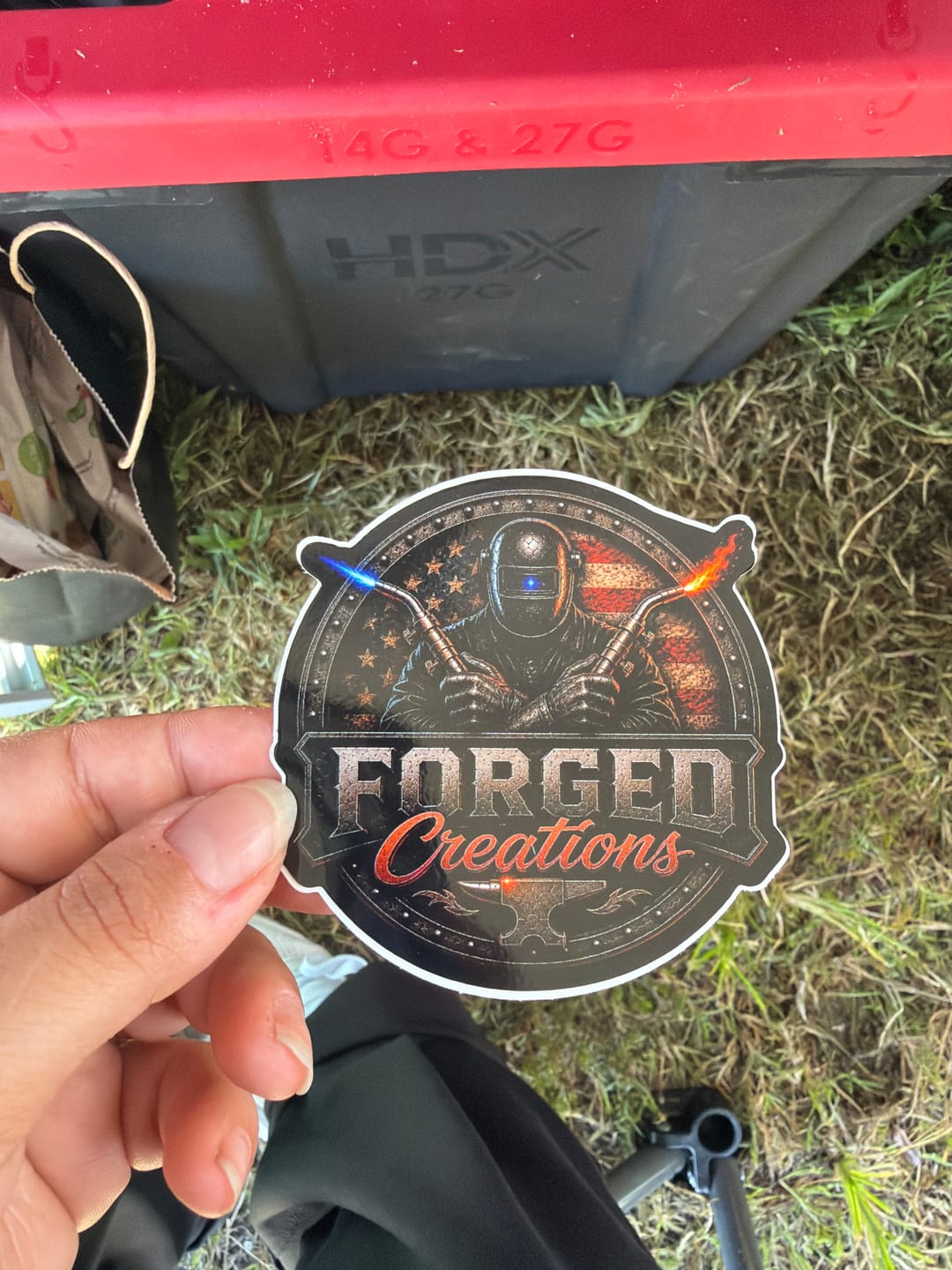Customer photo review of Print Custom Stickers