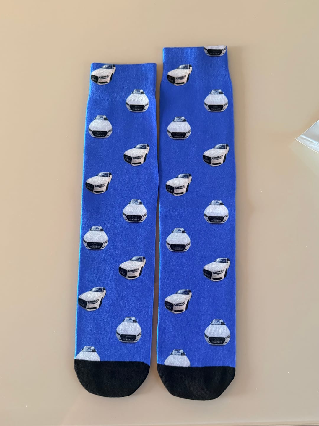 Customer photo review of FaceSock | Personalised Socks With Photo
