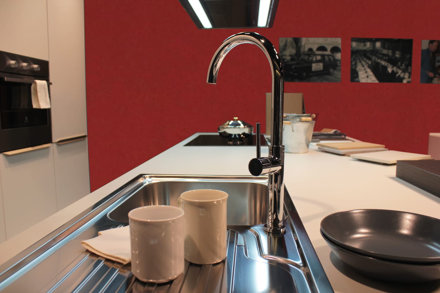 Customer photo review of Kitchen Tap, Single lever, TC, with 360° swivel U-Spout, Chrome