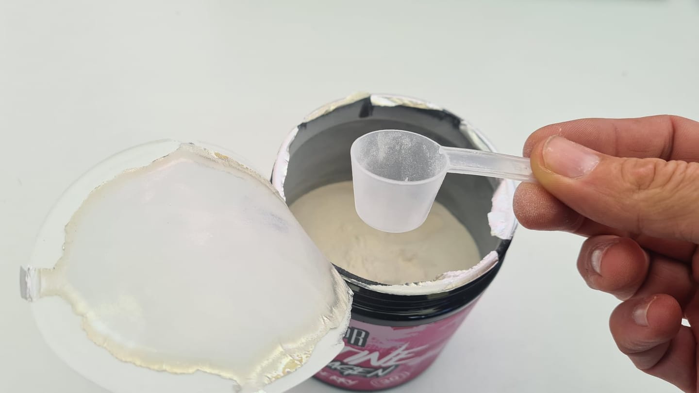 Customer photo review of Warrior Creatine Plus Collagen - 30 Servings