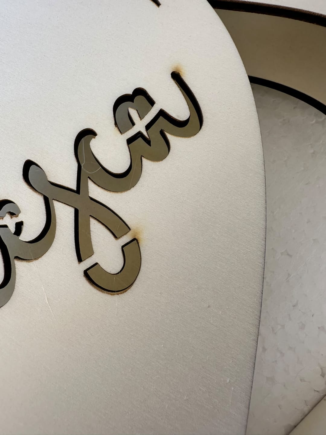 Customer photo review of Lampada Cuori Personalizzata Con Nomi Famiglia o Coppia