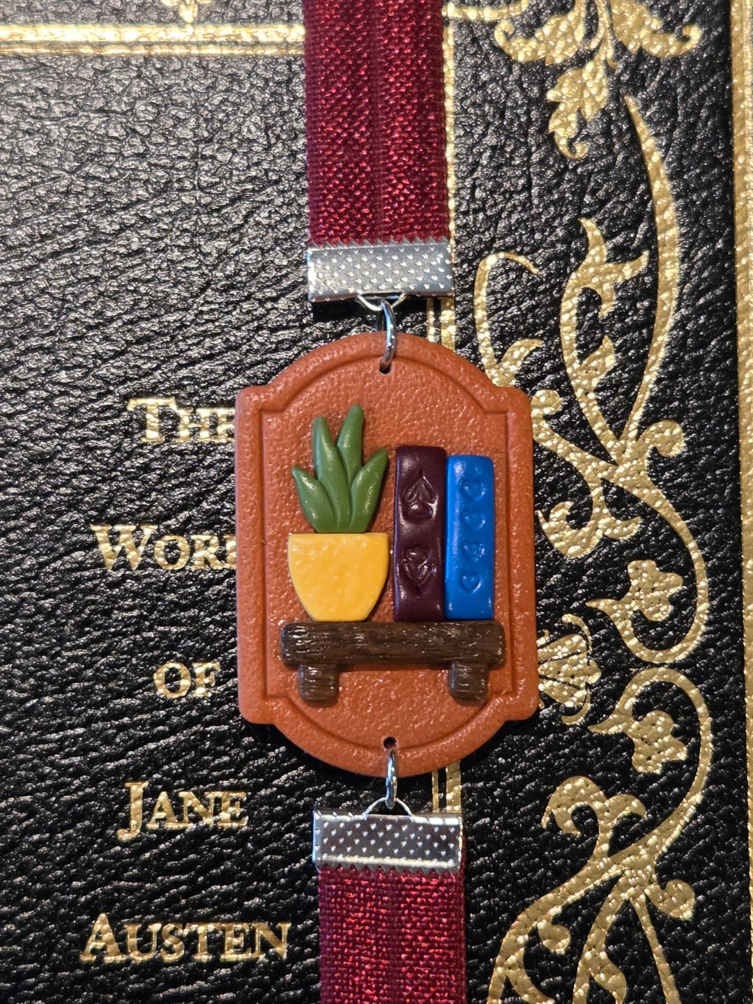 Customer photo review of Framed Bookshelf Polymer Clay Cutter Set