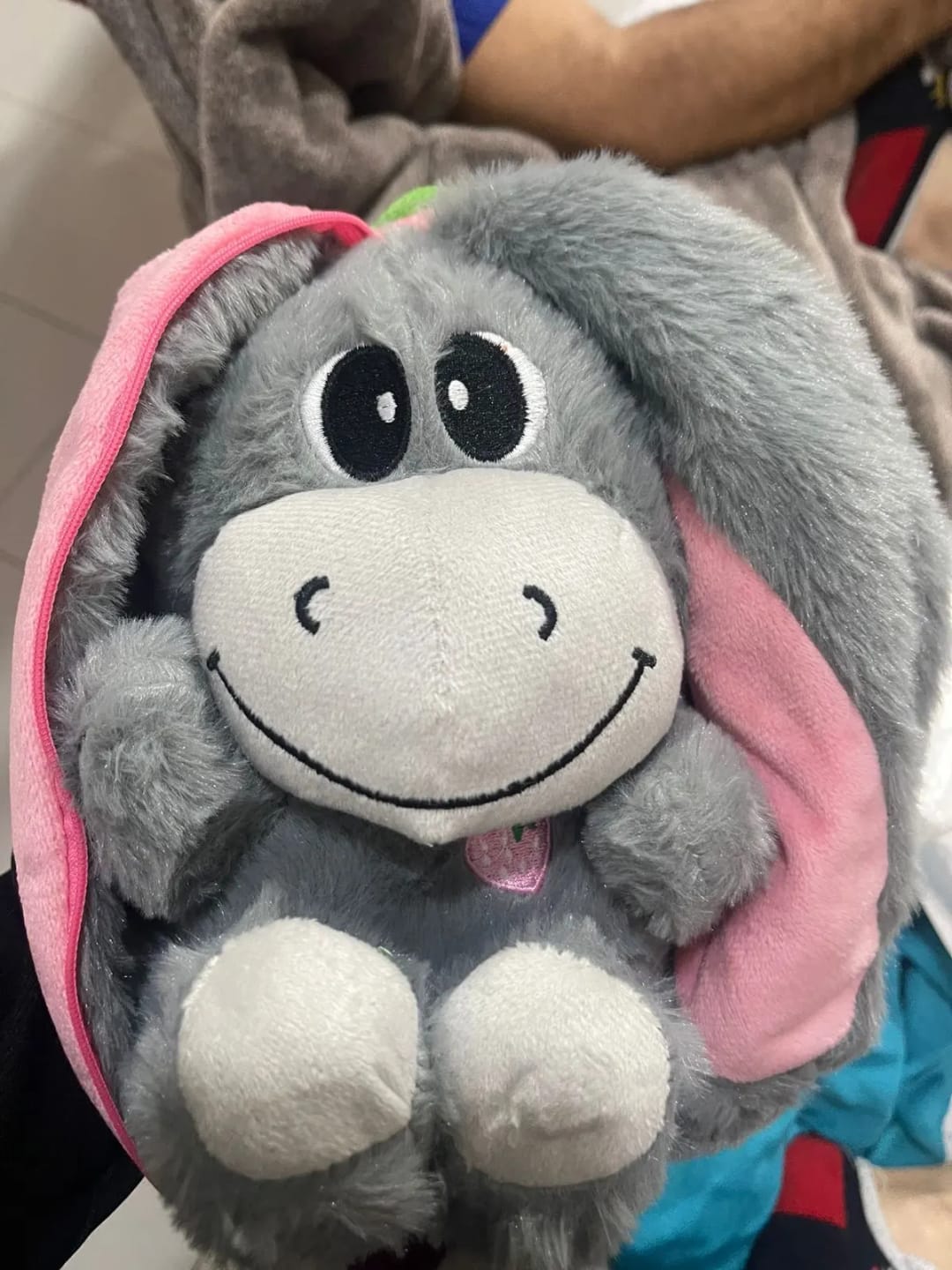 Customer photo review of LumiLoo™ Breathing Plush Toy with Soothing Music & Gentle Night Light