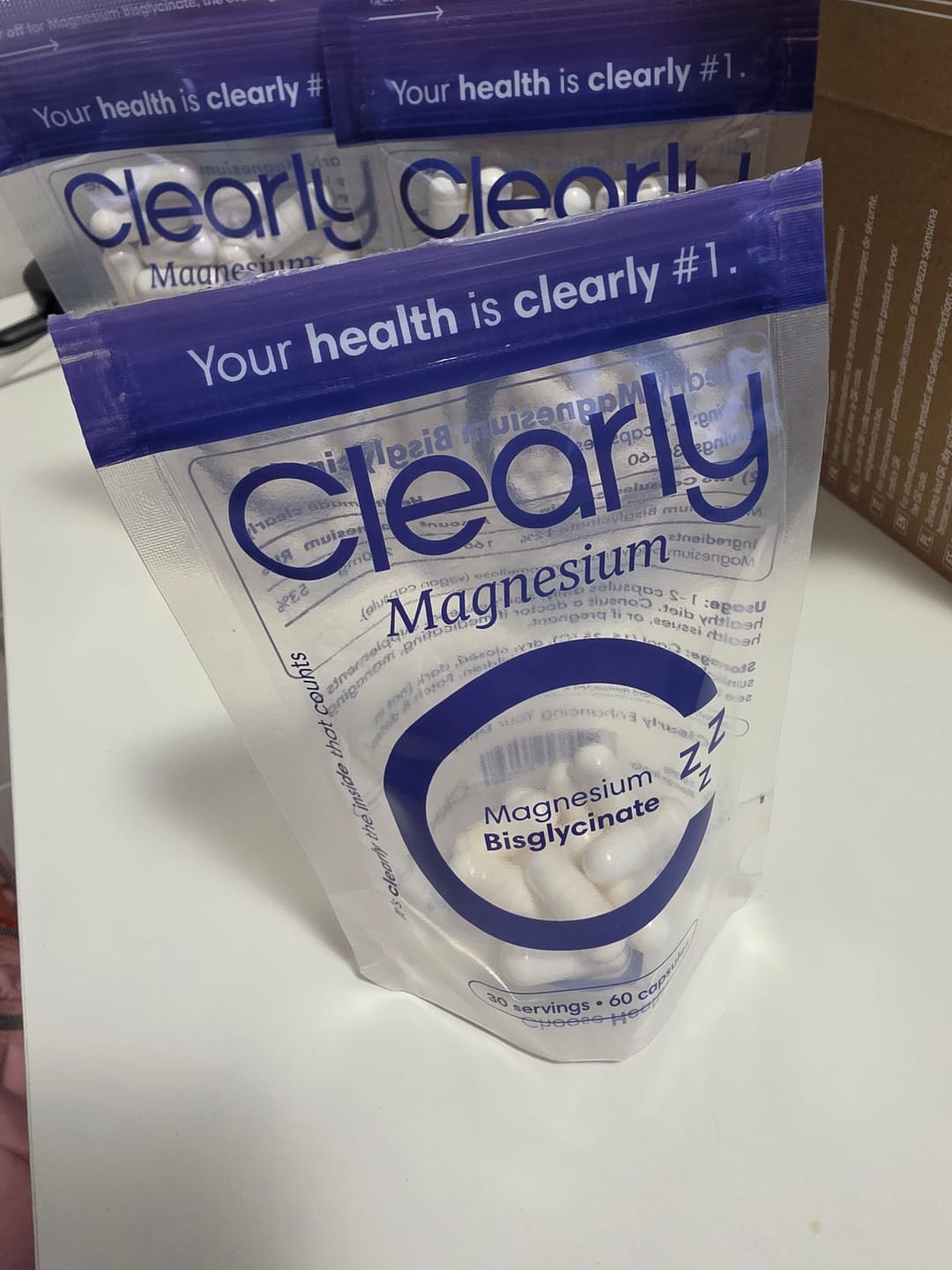 Customer photo review of Magnesium Bisglycinate