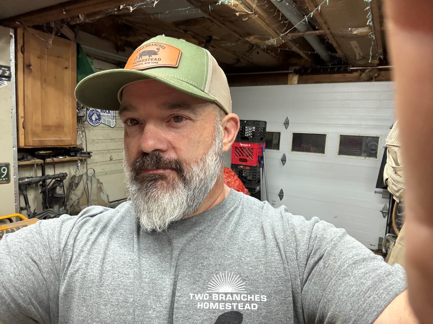 Customer photo review of Premium Custom Leather Patch Hats (Wholesale)