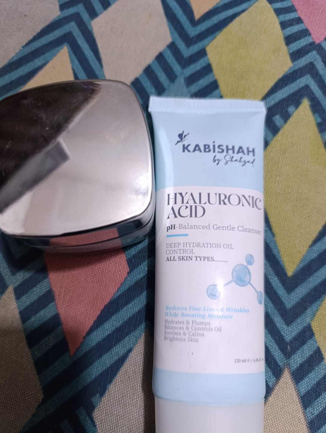 Customer photo review of Hyaluronic Acid Instant Hydration Bundle