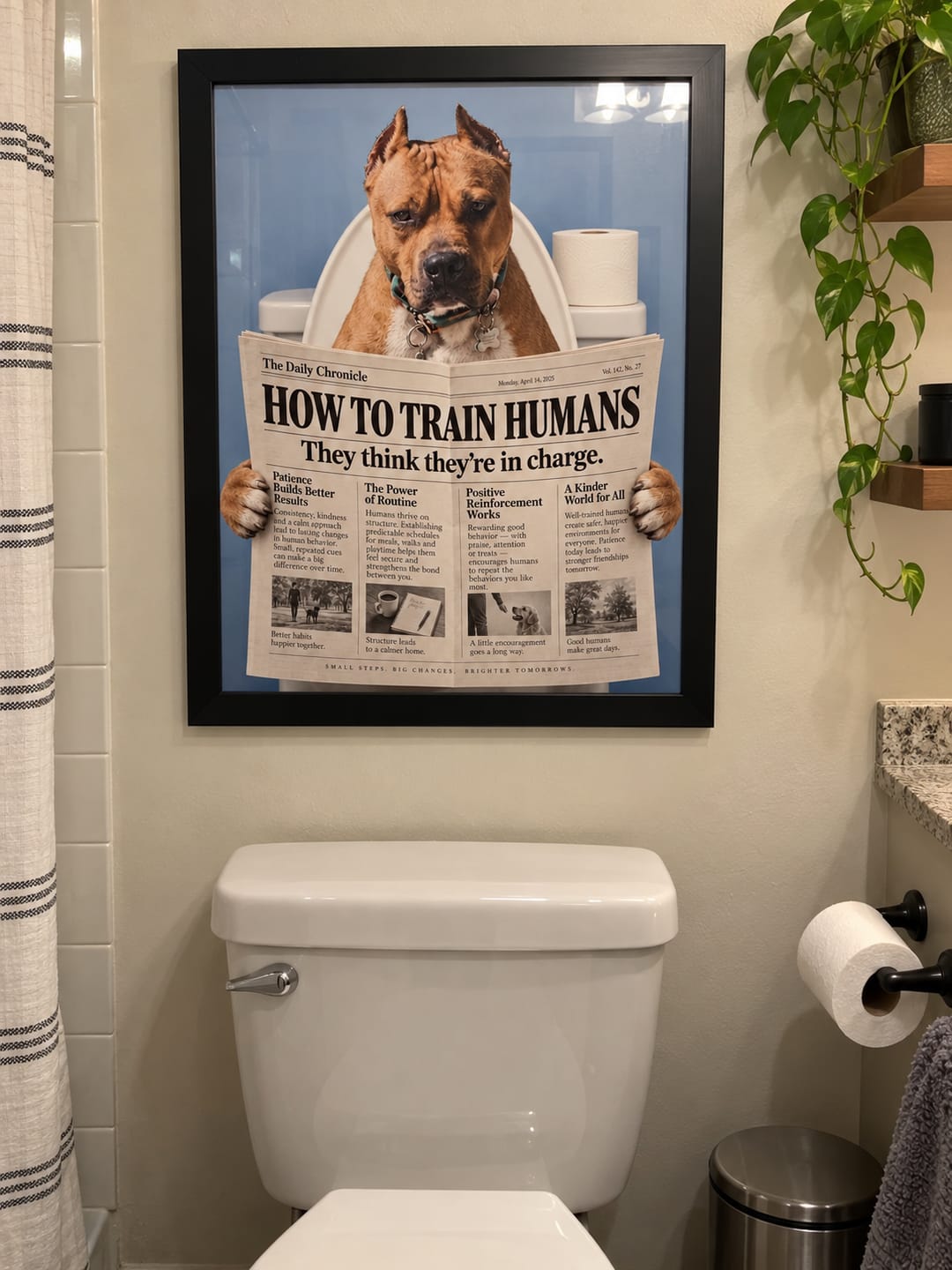 Customer photo review of Occupied - Personalized Poster