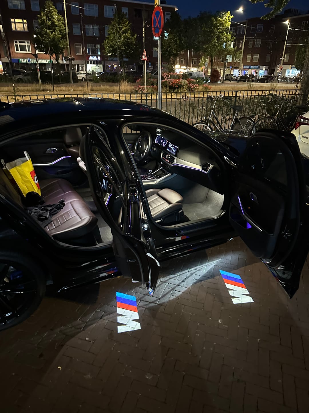 Customer photo review of BMW G SERIES DOOR LIGHTS