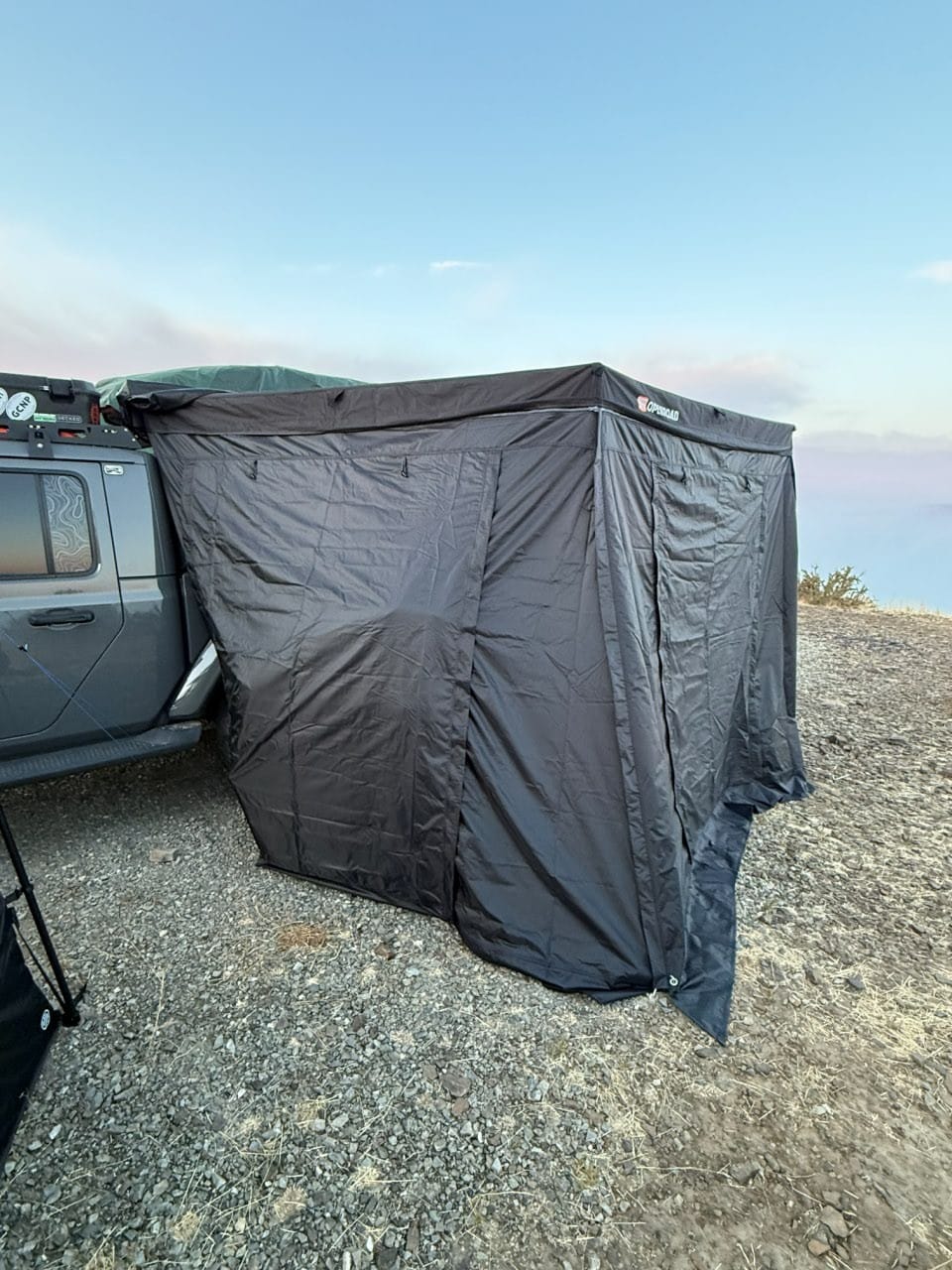 Customer photo review of OPENROAD  270 Free Standing Awning for Camping-Adventure Series