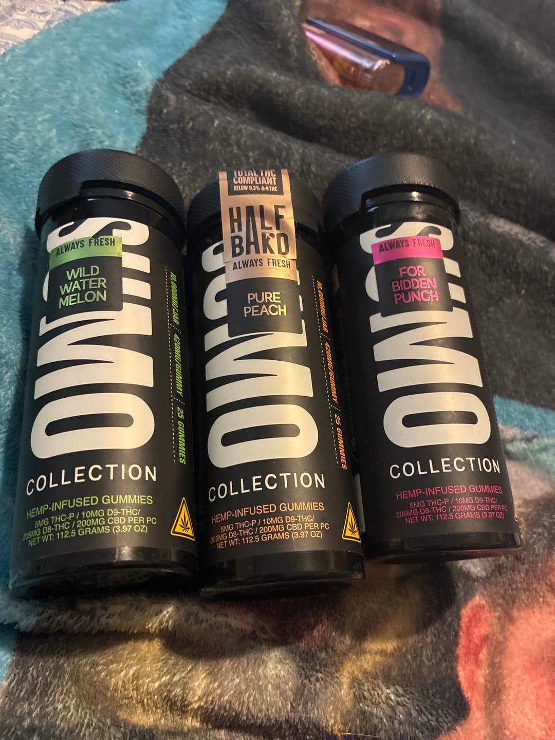 Customer photo review of HALF BAK'D SUMO GUMMIES THCA/P/D8 10000MG 25CT/JAR