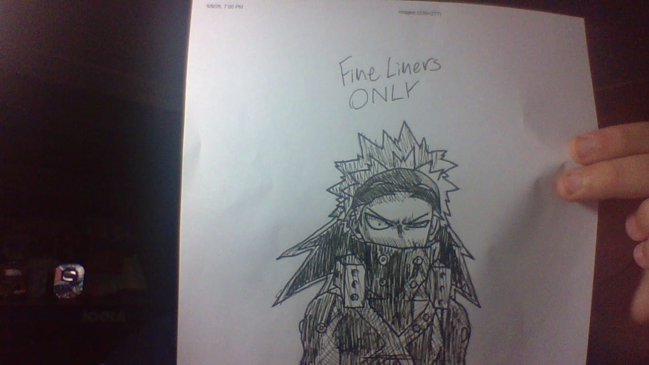 Customer photo review of Ohuhu Fineliner Drawing Pen, 8 Pack