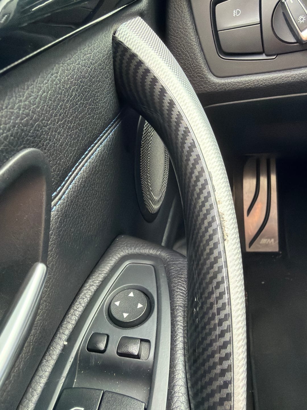 Customer photo review of Interior Door Handle Covers for BMW 3 & 4 Series – Fix Sticky Handles, No Disassembly | 2-Piece Set
