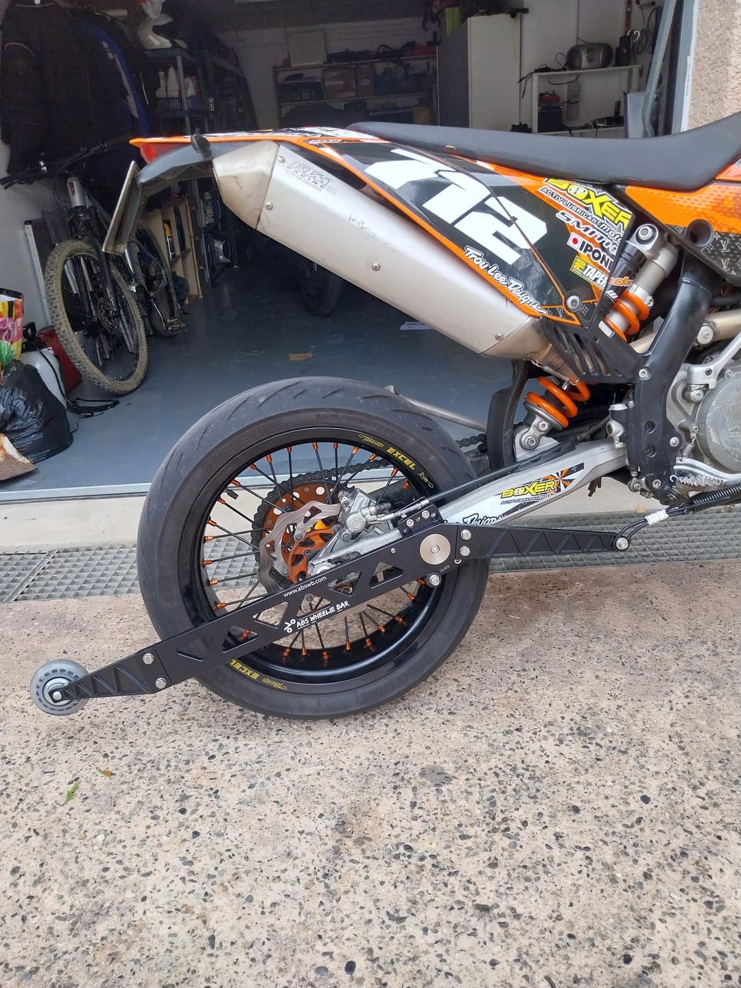 Customer photo review of ABS Wheelie Bar3