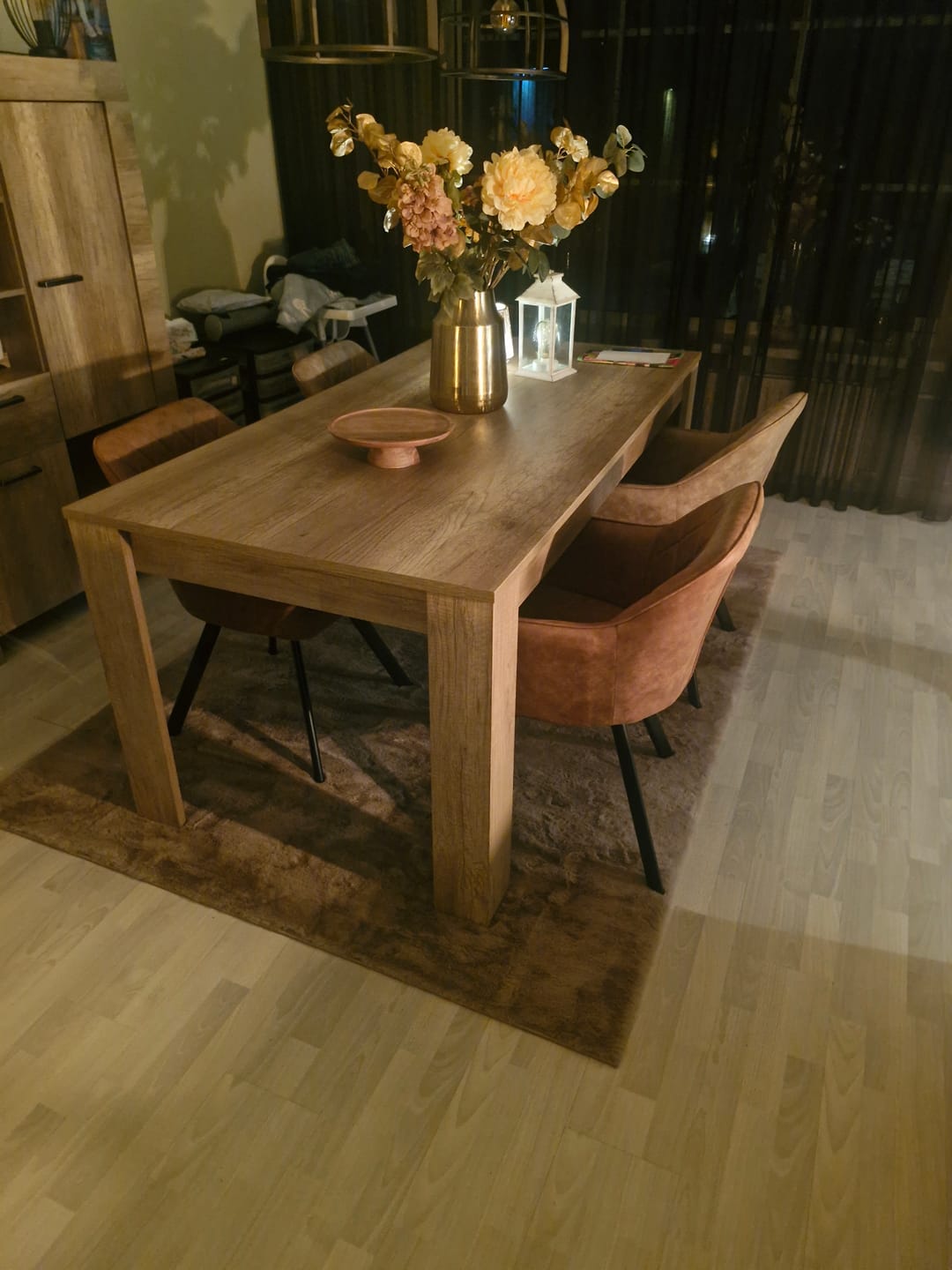 Customer photo review of Brione Draaibare Eetkamerstoel - Cognac