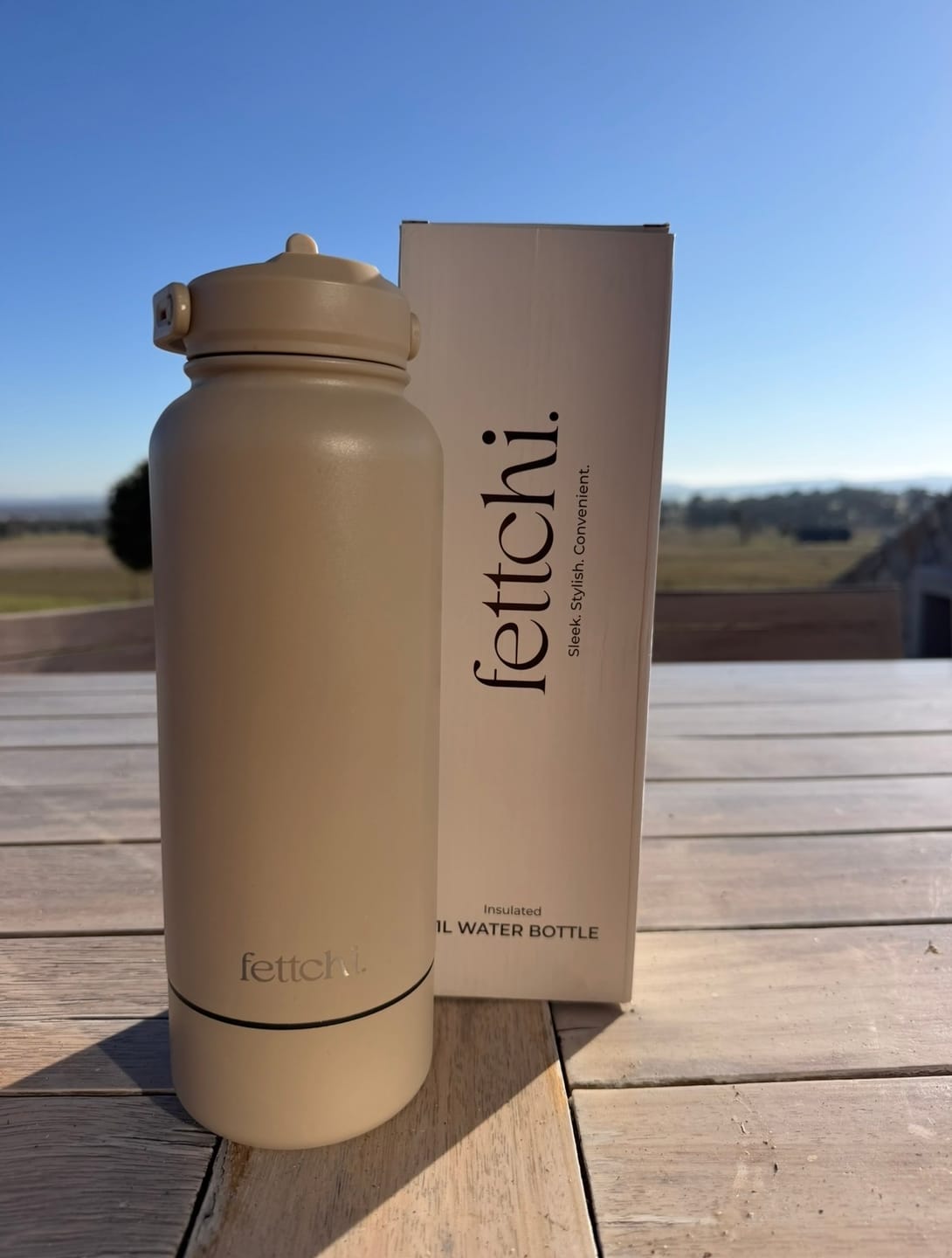 Customer photo review of The Fettchi Bottle Beige