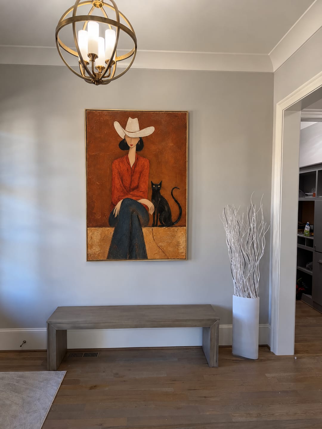 Customer photo review of Desert Muse Figure Wall Art