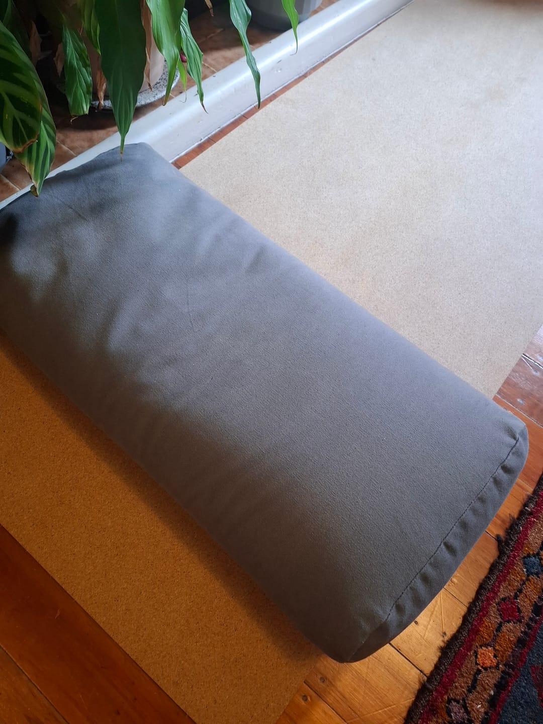 Customer photo review of Rectangular Yoga Bolster