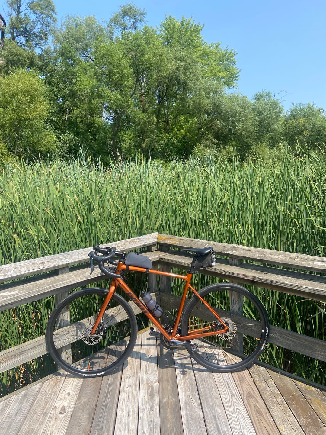 Customer photo review of Quick-Release 500D Bike Saddle Bag