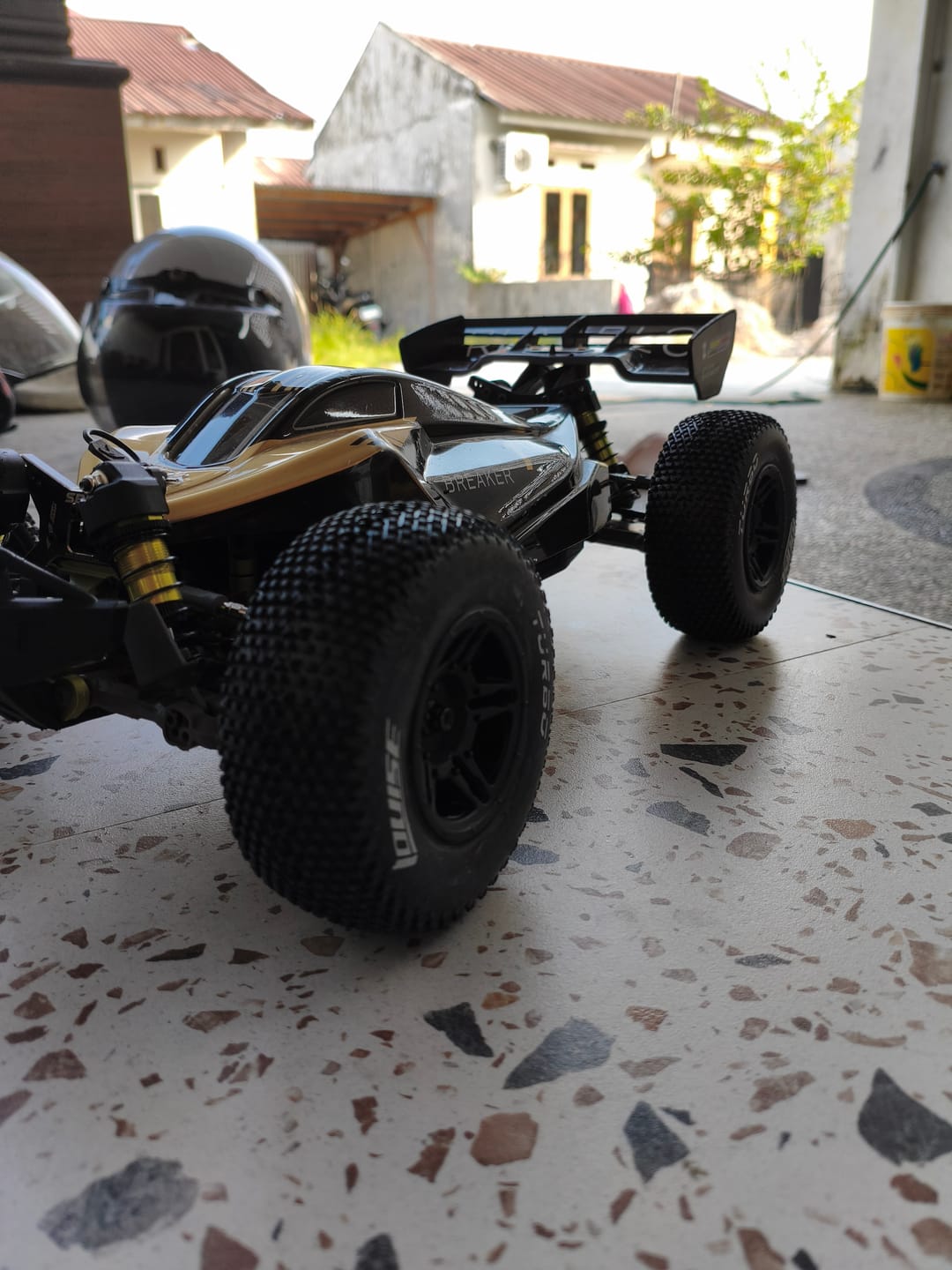 Customer photo review of Aluminum Servo Conversion Block For RZ001 and 1/10 Rally Car