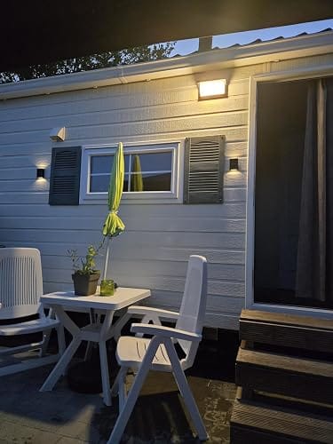 Customer photo review of Outdoor Motion Sensor Wall Lamp