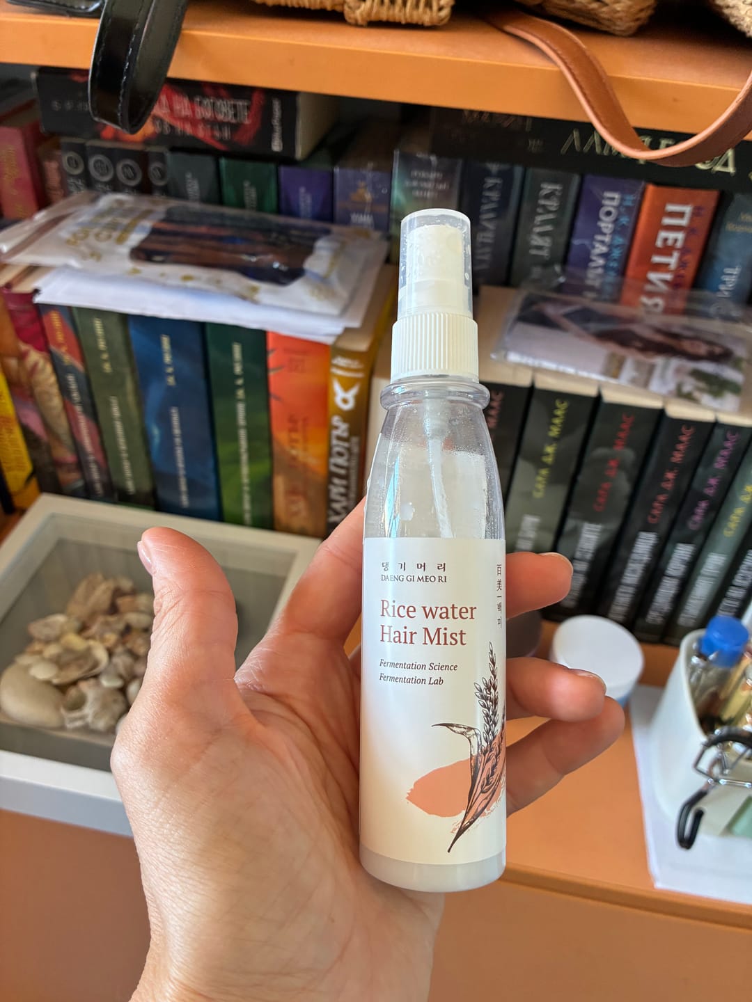 Customer photo review of Ароматен спрей-грижа за хидратация и блясък DOORI Перлен блясък Rice Water Hair Mist