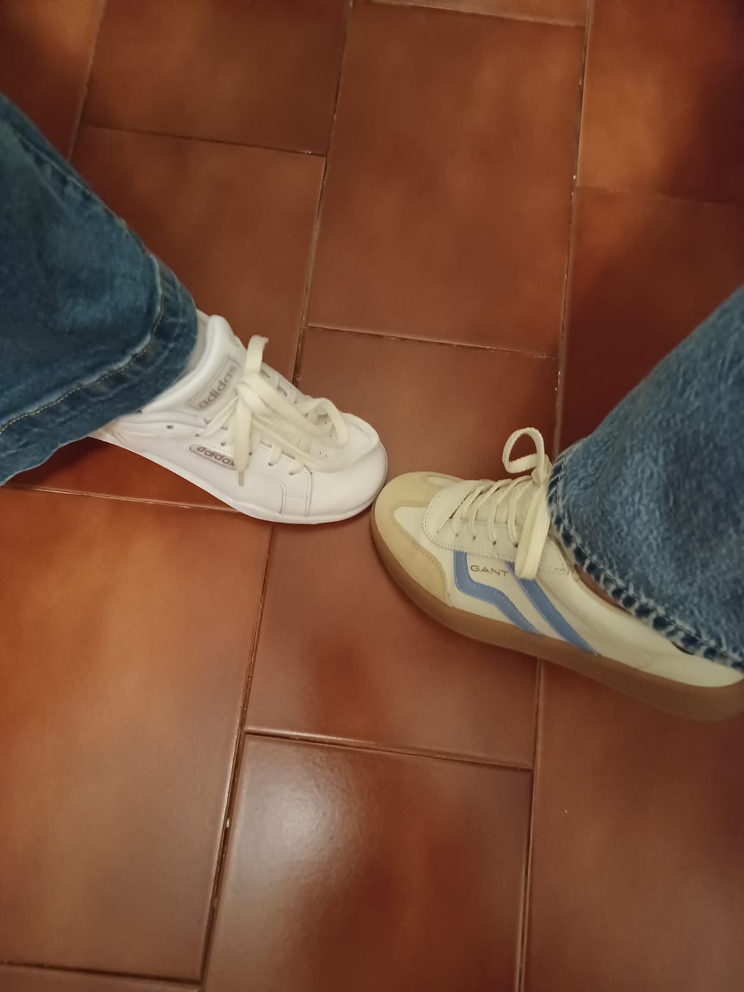 Customer photo review of Sapatilhas Gant Cuzima Bege/Azul