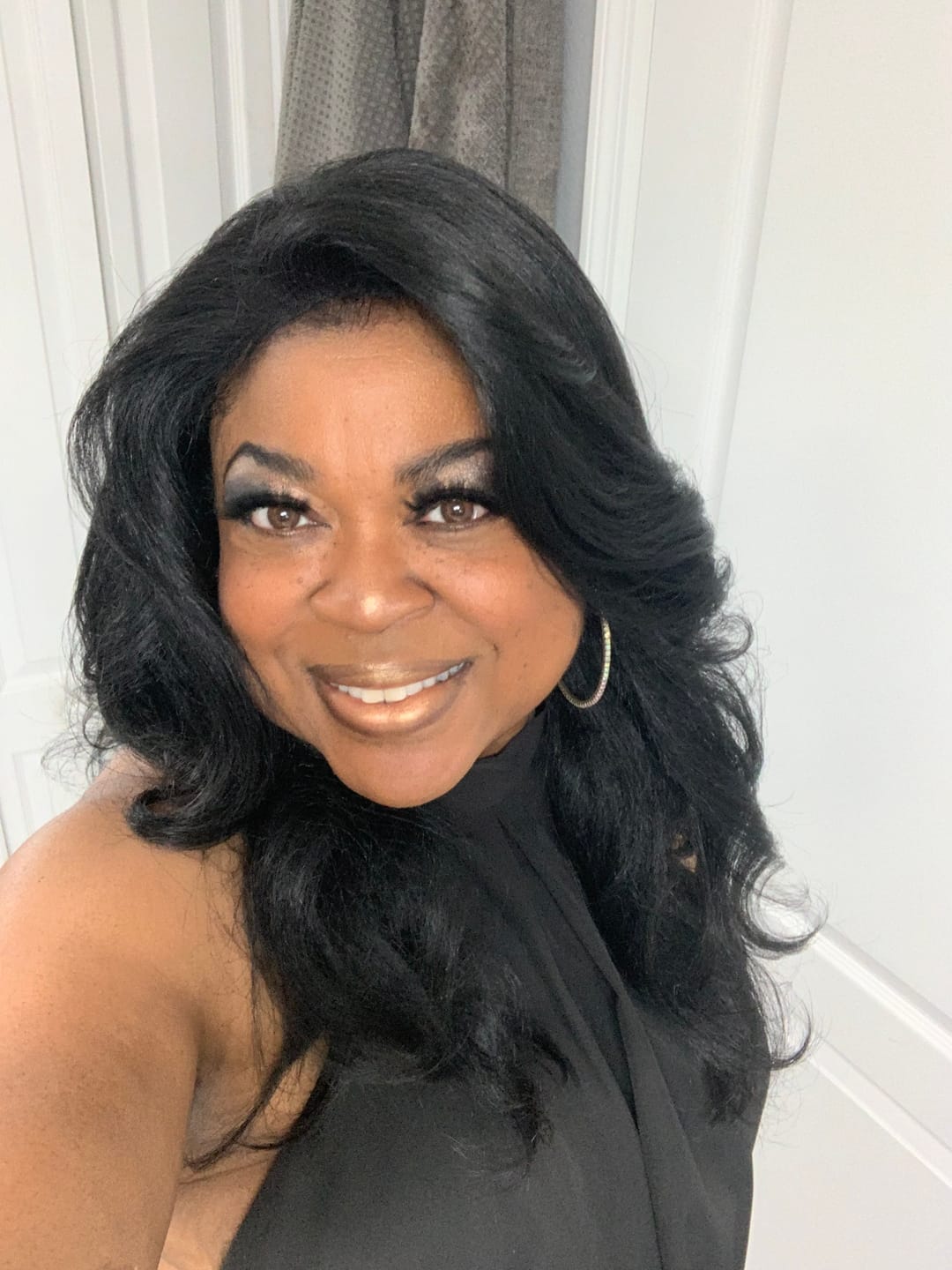 Customer photo review of Sensationnel Bare Luxe Glueless 6x5 Lace Front Wig - 6x5 UNIT 3