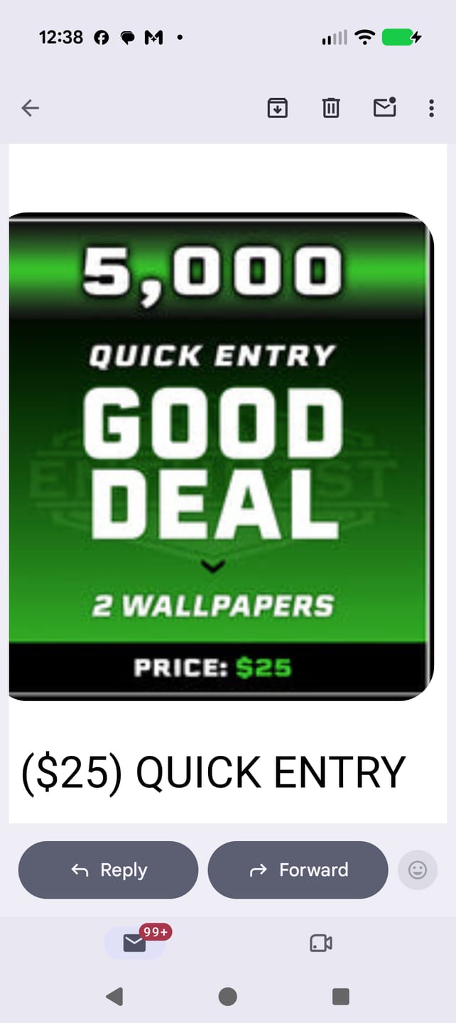 Customer photo review of ($25) QUICK ENTRY
