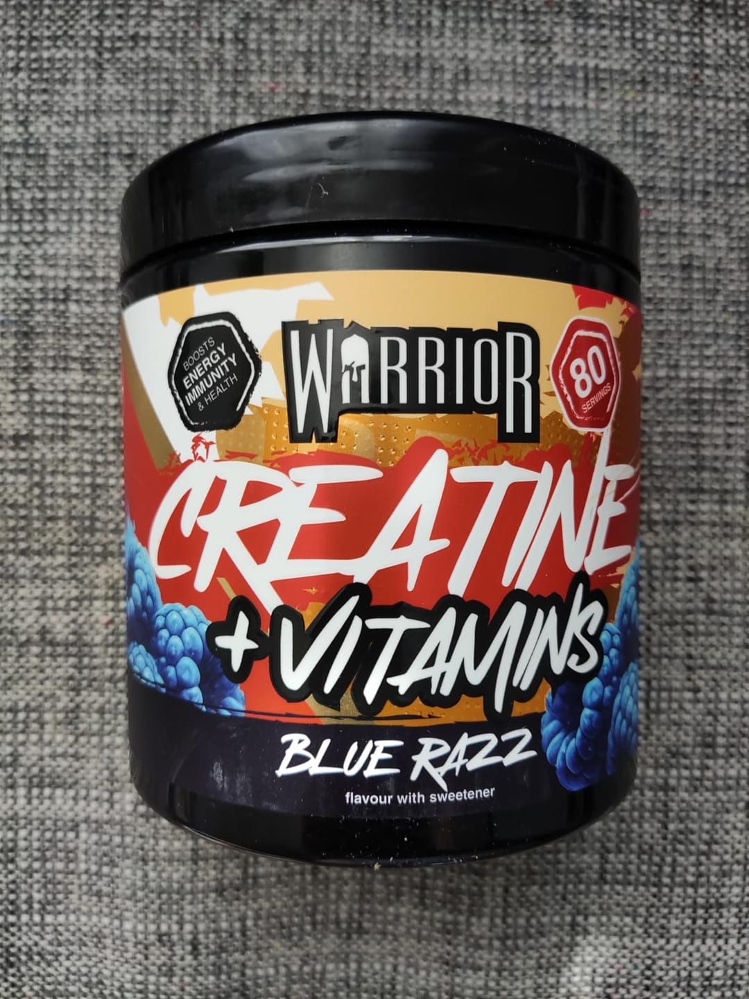 Customer photo review of Warrior Creatine Plus Vitamins
