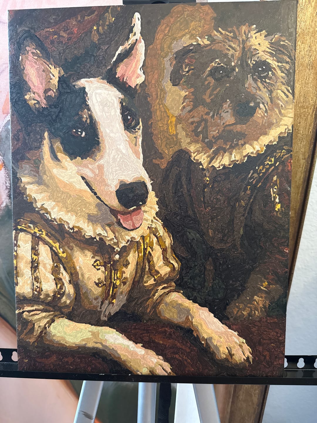 Customer photo review of Custom Paint by Numbers