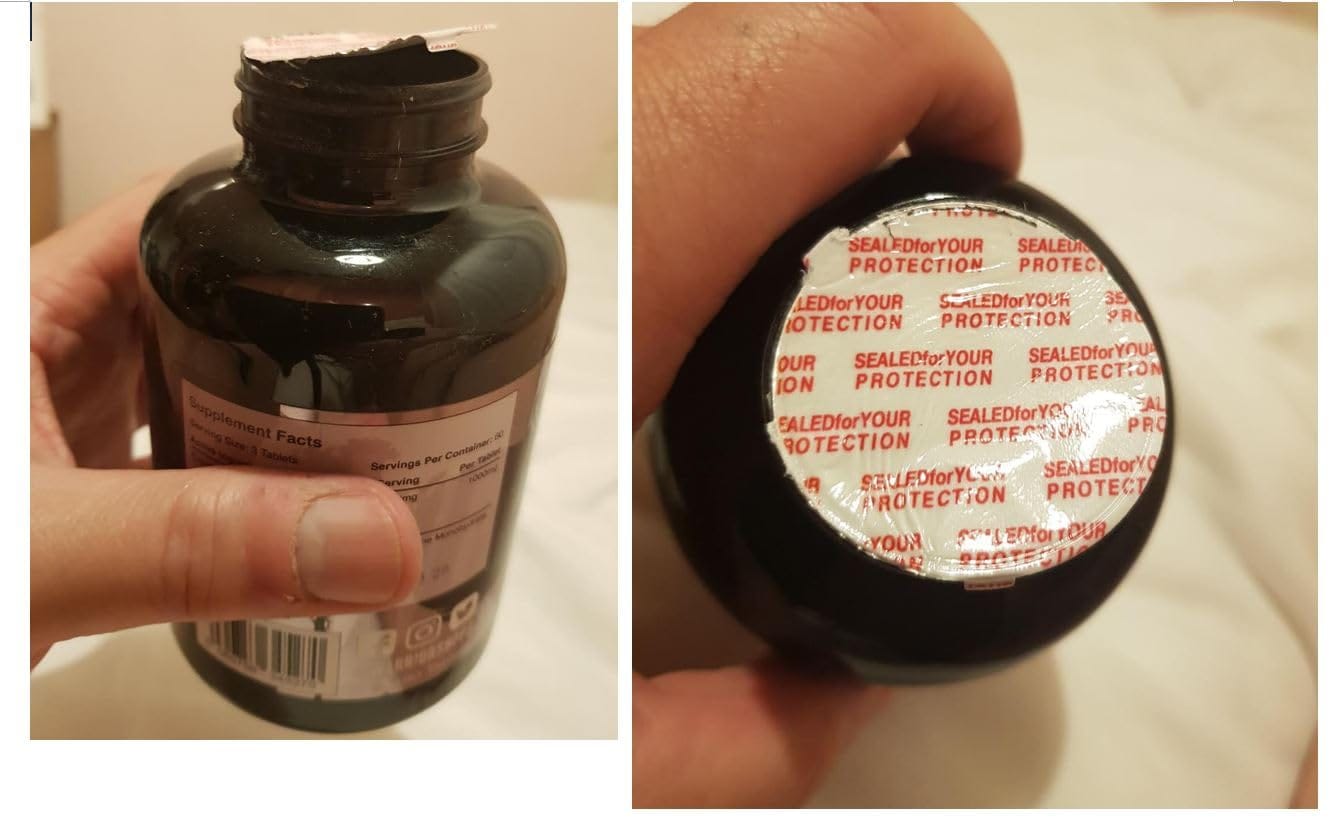 Customer photo review of Warrior Creatine Monohydrate Tablets | 60 Tablets | 180 Tablets