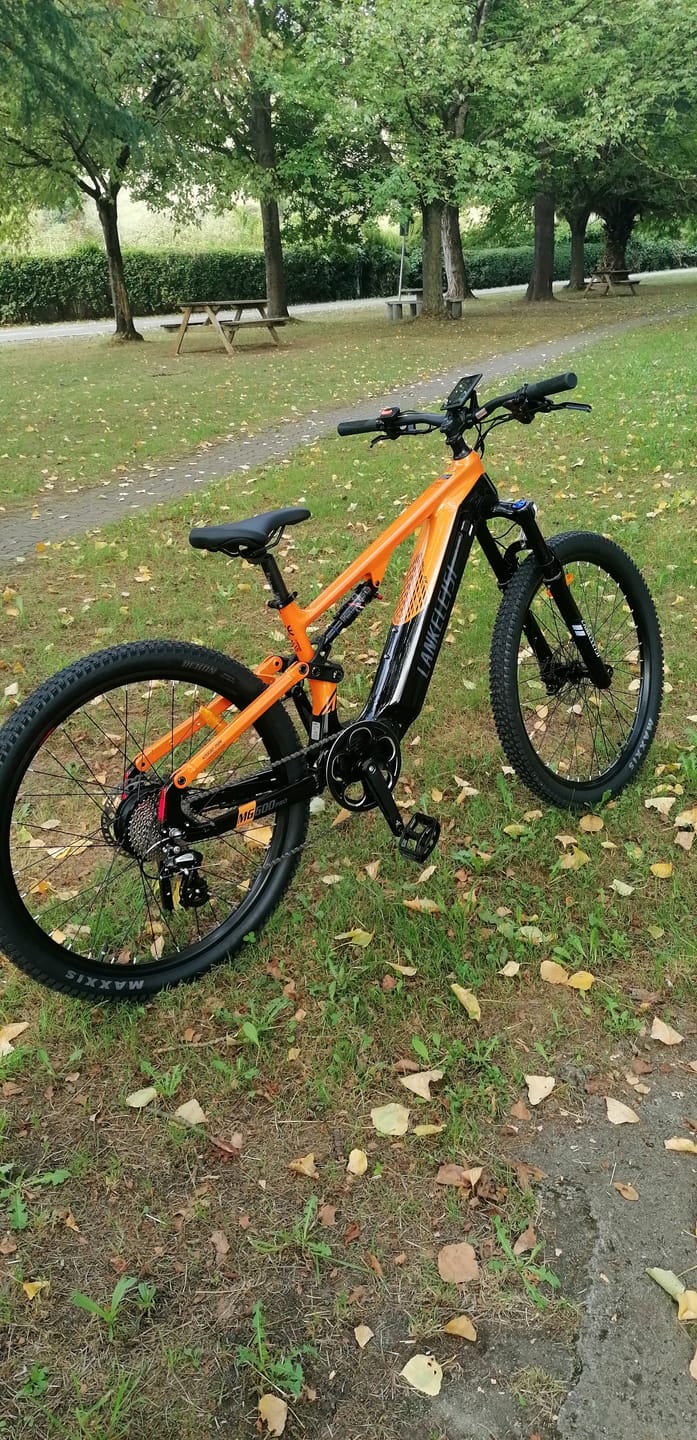 Customer photo review of Lankeleisi MG600 Pro 29" Trails E-Mountain Bike 150/130 mm Full Suspension 960Wh EMTB
