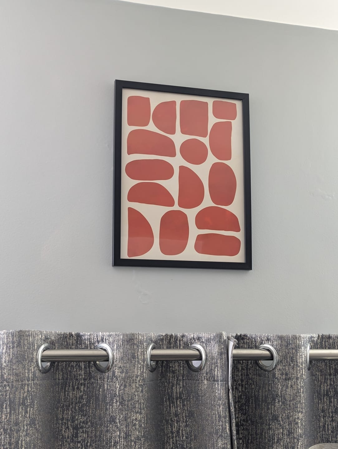 Customer photo review of Abstract Art -  Terracotta Rhythm
