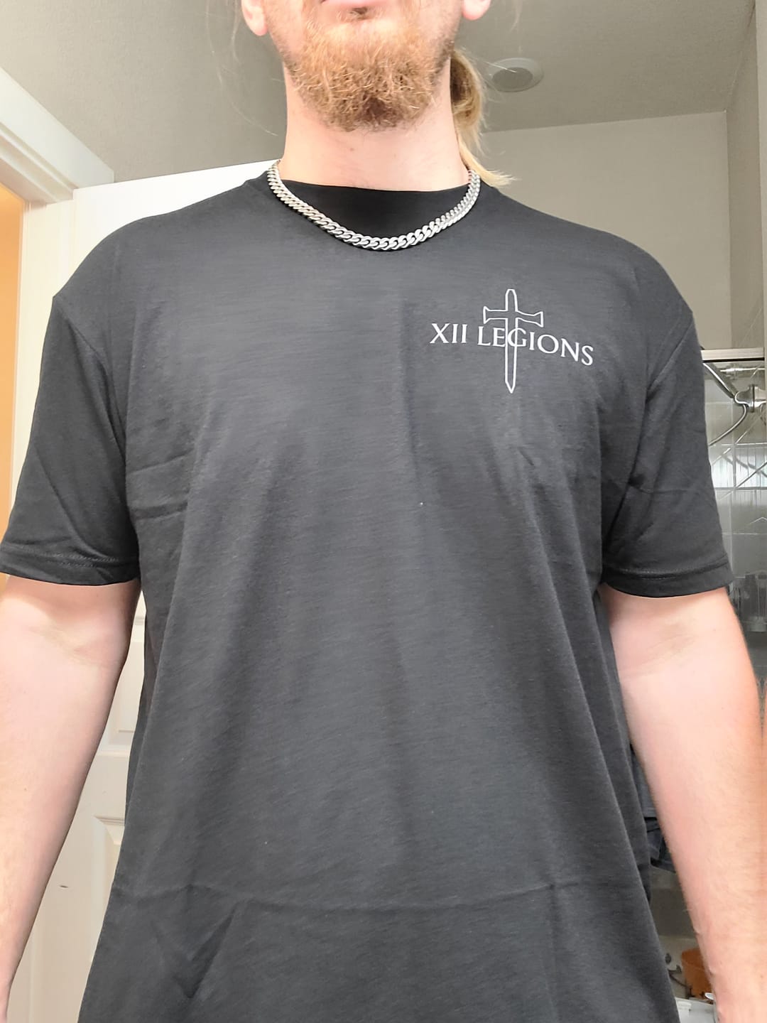 Customer photo review of ISAIAH 6:8 T-shirt