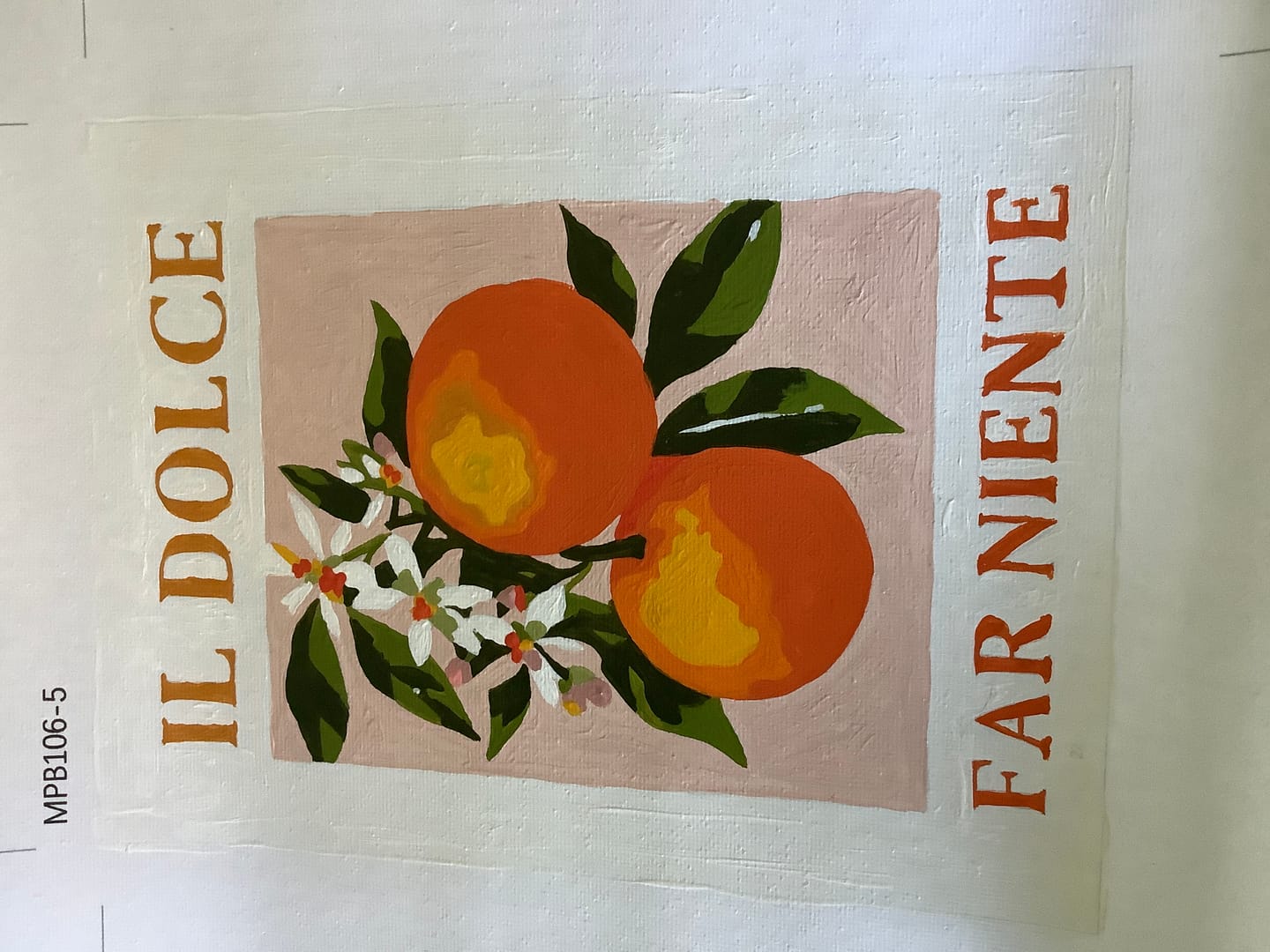 Customer photo review of 6 Mini Paintings - Italian ''Dolce Vita'' Set