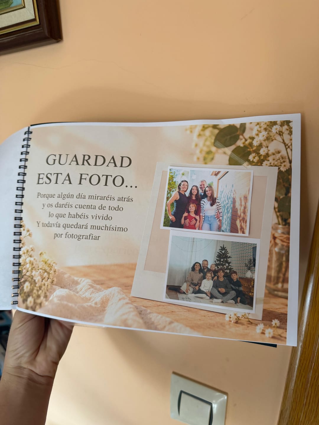 Customer photo review of Álbum Imprimible Boda