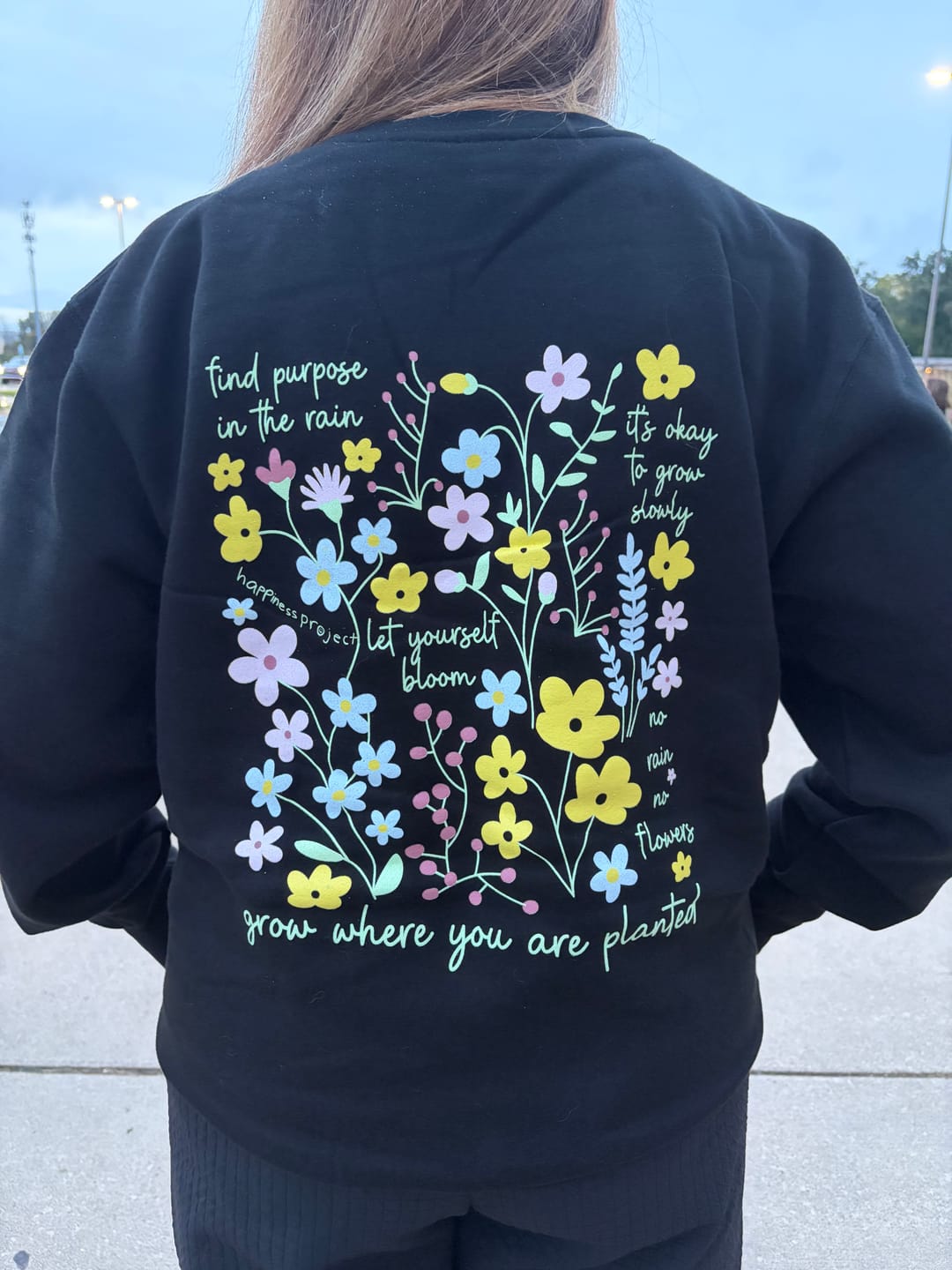 Customer photo review of Wildflower Crewneck
