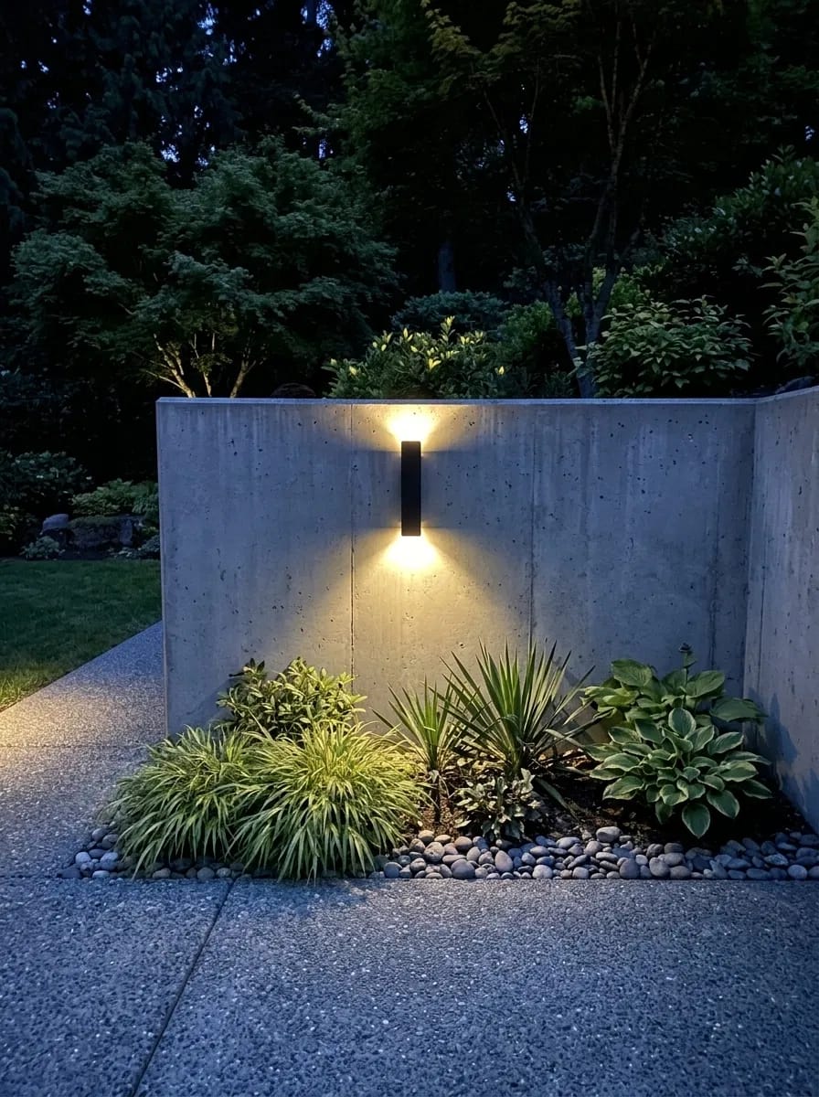 Customer photo review of Outdoor Up and Down Wall Sconce