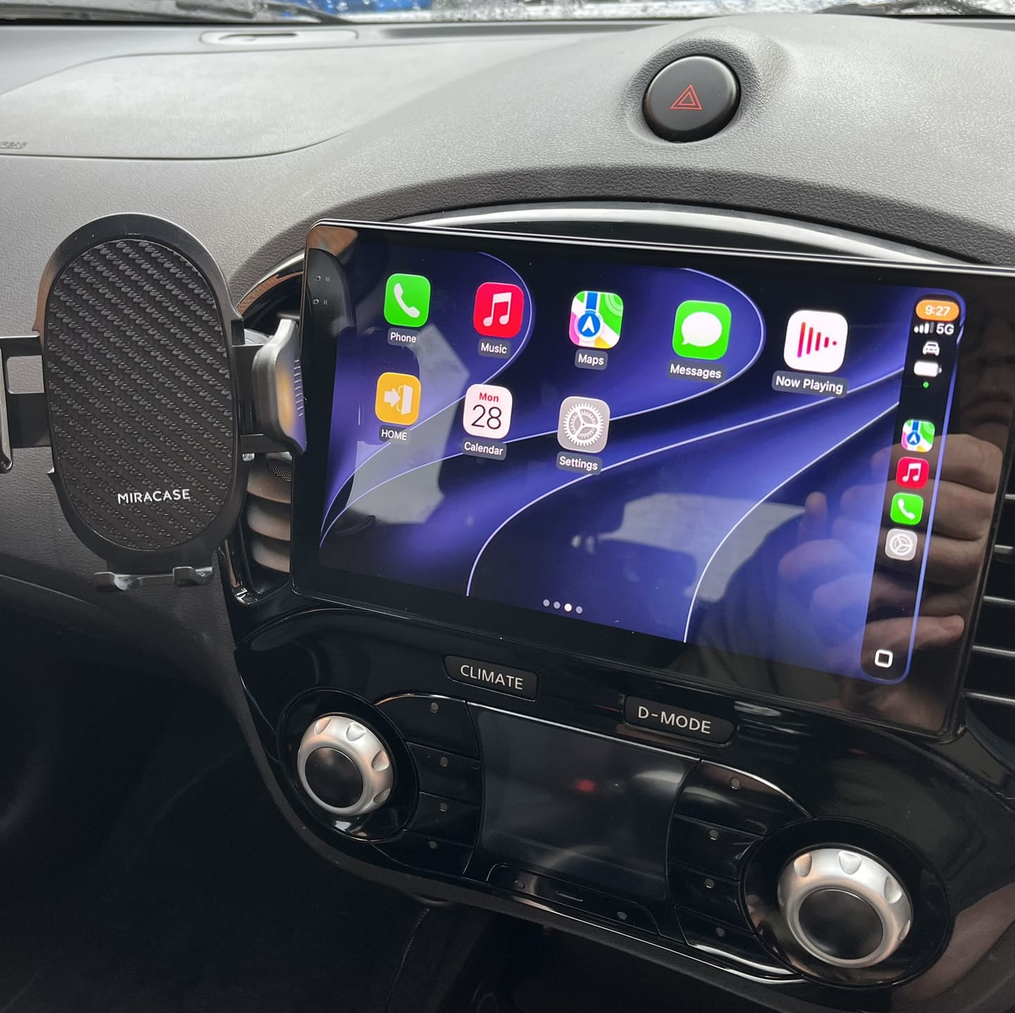 Customer photo review of Nissan Juke 2010-2019 Wireless Apple CarPlay Upgrade Kit