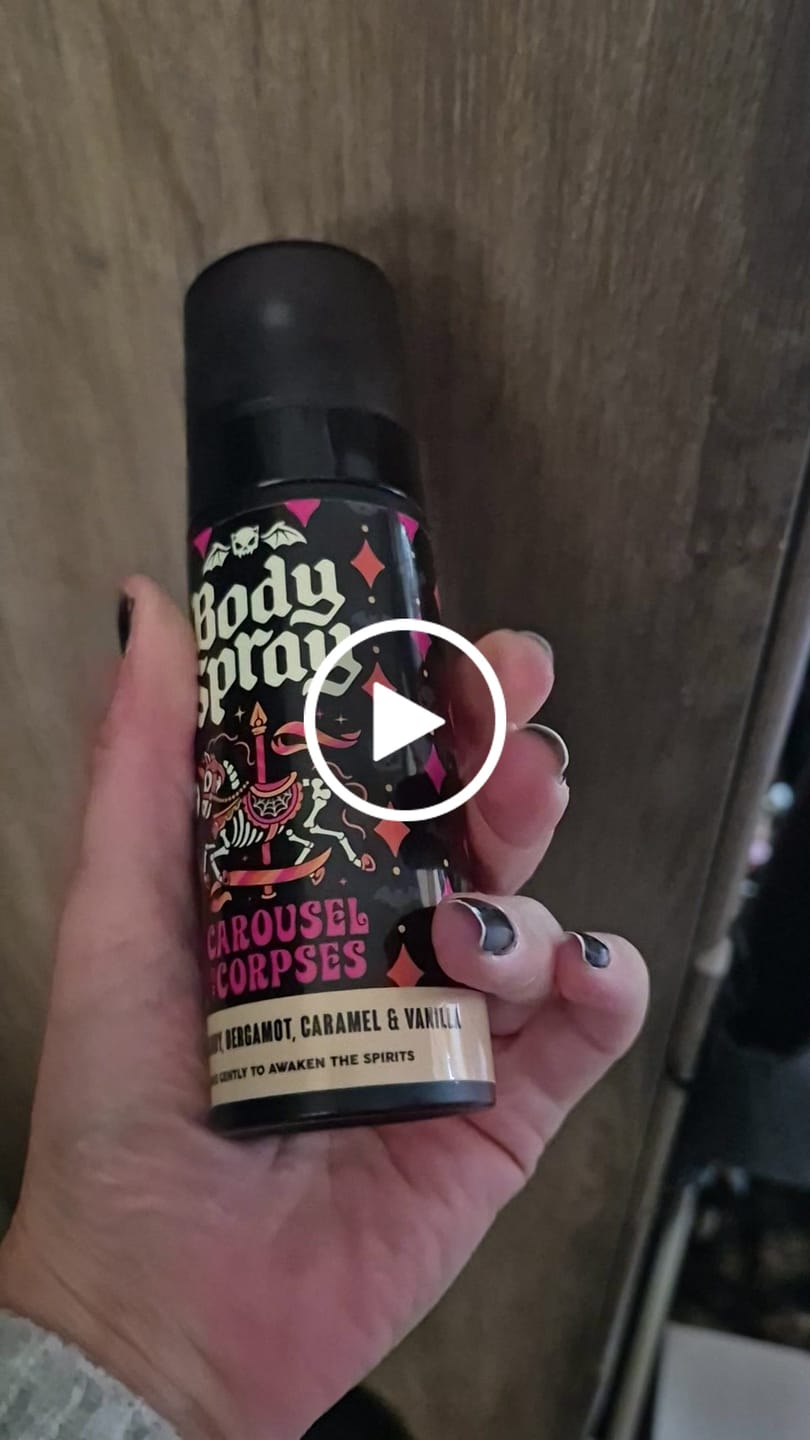 Customer video review of Carousel Of Corpses Body Spray