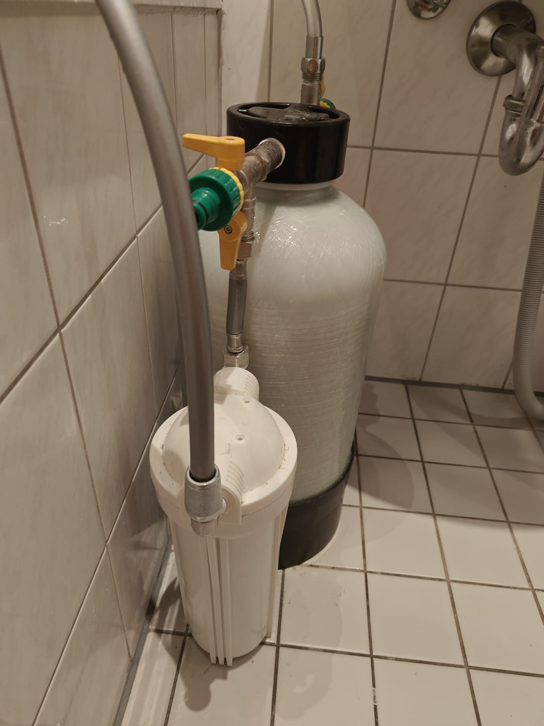 Customer photo review of Shower Water Softener System for Hard Water