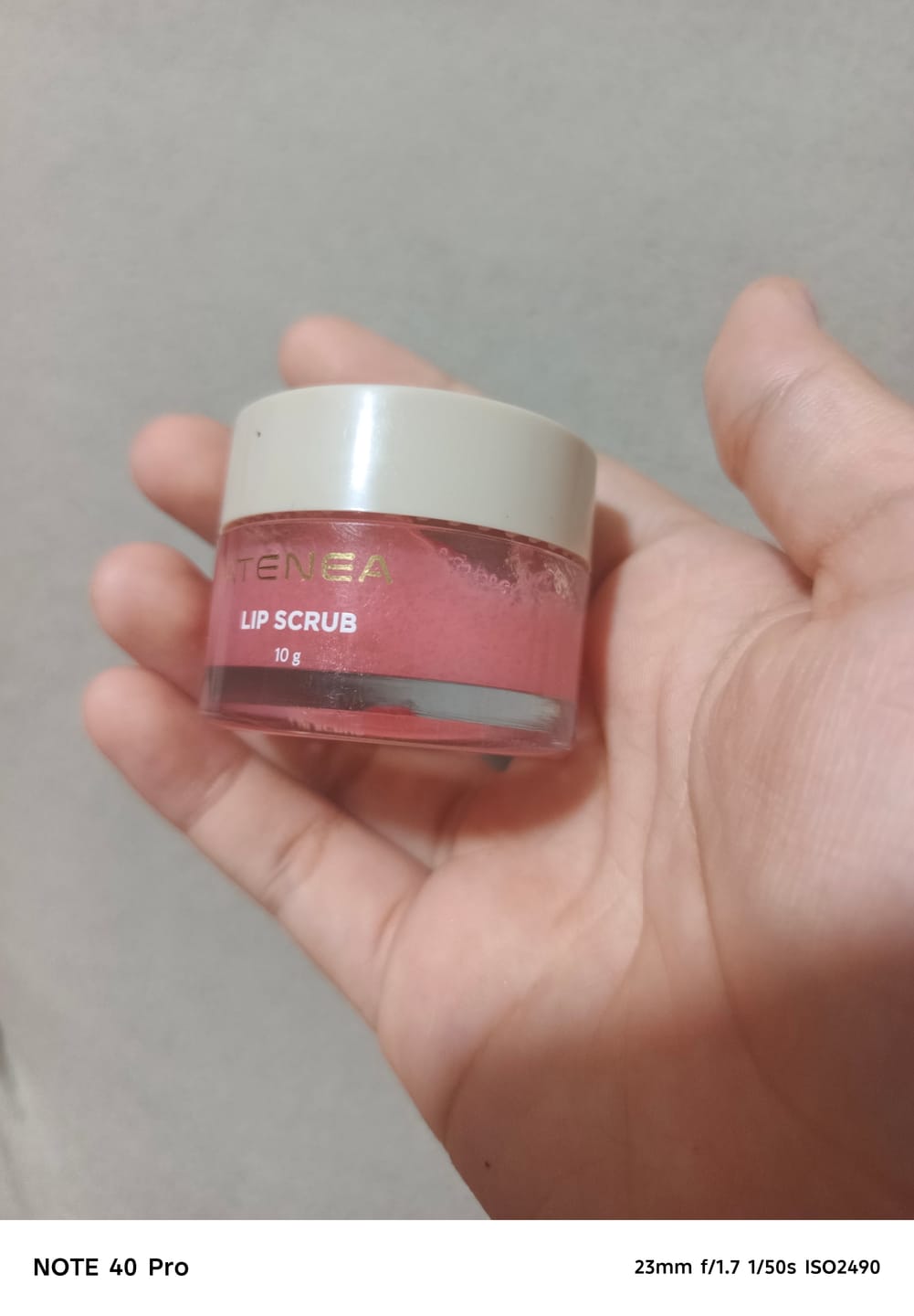 Customer photo review of EXFOLIANTE PARA LABIOS | LIP SCRUB