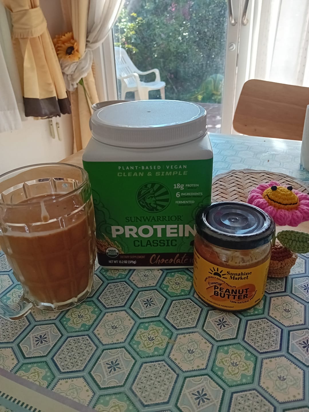 Customer photo review of Sunwarrior Classic Protein - Chocolate (375g) - Rescue