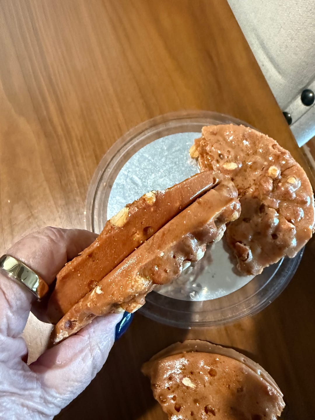 Customer photo review of Gourmet Peanut Brittle
