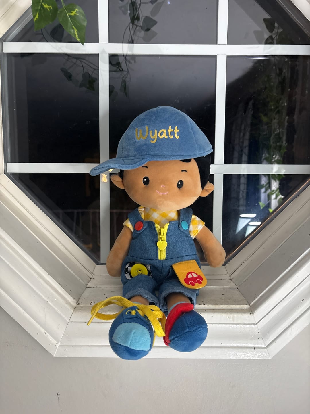 Customer photo review of Personalized Crayon Miles - Montessori Doll