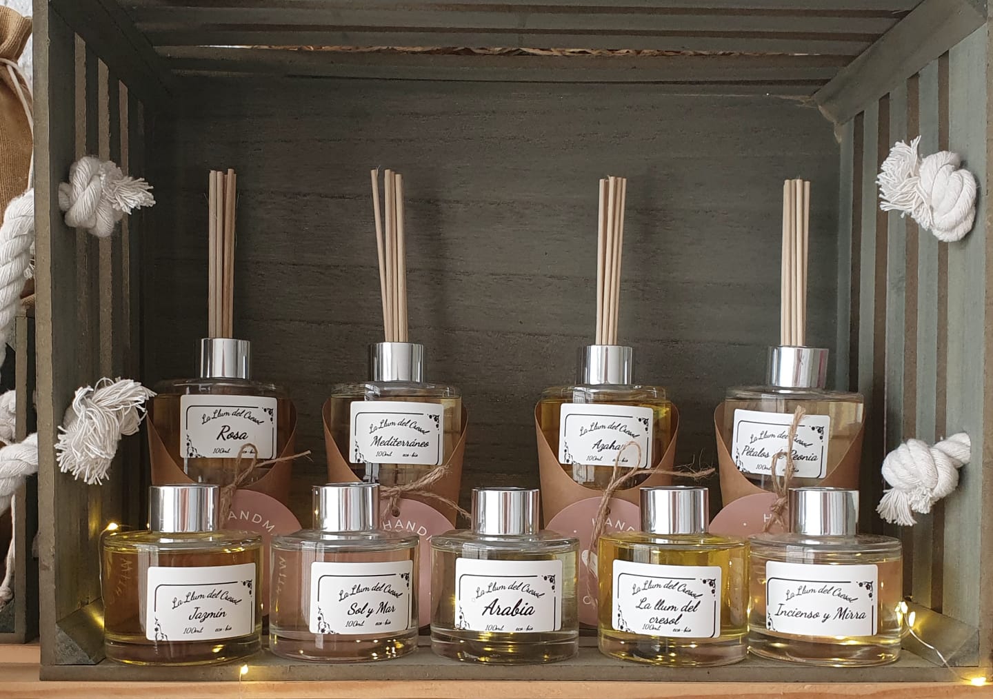 Customer photo review of Varillas de ratán
