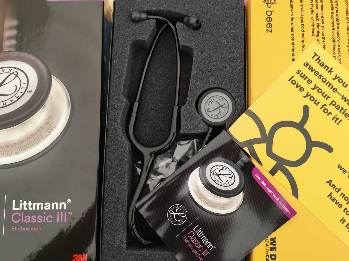 Customer photo review of Stéthoscope 3M™ Littmann® Classic III™, All Black Edition